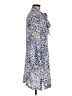 Robert Graham 100% Silk Print Blue Casual Dress Size M - photo 4