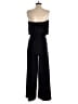 Ariella Solid Black Jumpsuit Size S - photo 2