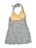 J.Crew Stripes Ivory Blue Swimsuit Cover Up Size 6 - photo 2