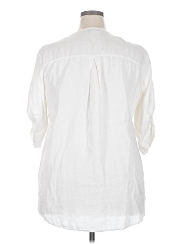 Company Ellen Tracy 3/4 Sleeve Button-Down Shirt (view 2)