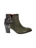 Vionic 100% Leather Green Ankle Boots Size 8 - photo 1