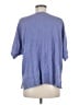 Splendid Blue Short Sleeve Top Size M - photo 2