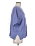 Splendid Blue Short Sleeve Top Size M - photo 4