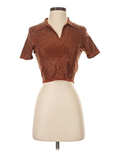 Sandro Short Sleeve Blouse (view 1)