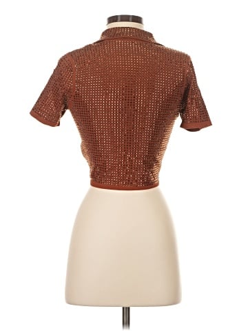 Sandro Short Sleeve Blouse (view 2)