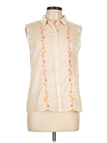 Lulumari Sleeveless Button-Down Shirt (view 1)