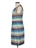 Tabitha 100% Polyester Print Blue Casual Dress Size 2 - photo 5
