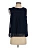 Rain 100% Polyester Blue Sleeveless Blouse Size S - photo 1