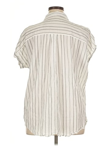 Eileen Fisher Short Sleeve Button-Down Shirt (view 2)