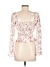 ASTR The Label 100% Polyester Pink 3/4 Sleeve Blouse Size M - photo 2