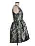 McQ Alexander McQueen Metallic Silver Cocktail Dress Size EU 38 / US 8 - photo 4