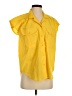 Assorted Brands Yellow Short Sleeve Blouse Size S - photo 1
