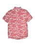 Vineyard Vines 100% Cotton Print Red Short Sleeve Button-Down Shirt Size 18 - photo 1