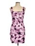 No Boundaries Print Purple Cocktail Dress Size L - photo 1