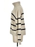 Hollister Stripes Ivory Tan Turtleneck Sweater Size S - photo 5