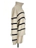Hollister Stripes Ivory Tan Turtleneck Sweater Size S - photo 4