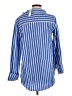 J.Crew 100% Cotton Stripes Blue Long Sleeve Blouse Size 6 (tall) - photo 2