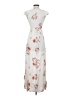Primark 100% Viscose Floral Ivory Casual Dress Size 4 - photo 2