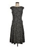 Chaps Tweed Gray Casual Dress Size M - photo 1