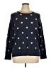 Charter Club Polka Dots Blue Pullover Sweater Size XL - photo 1
