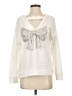 Chenault 100% Polyester Ivory Pullover Sweater Size M - photo 1