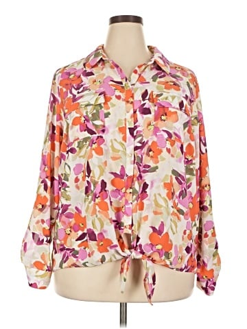 Investments 3/4 Sleeve Blouse (view 1)