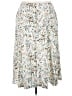 Cato 100% Rayon Silver Casual Skirt Size 22 - photo 1