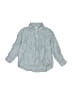 Zara Stripes Blue Long Sleeve Button-Down Shirt Size 3 - photo 1