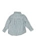 Zara Stripes Blue Long Sleeve Button-Down Shirt Size 3 - photo 2