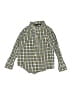 Janie and Jack Checkered-gingham Yellow Long Sleeve Button-Down Shirt Size 3 - photo 1