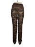 Good Time U.S.A. Los Angeles Animal Print Gold Brown Active Pants Size XL - photo 1
