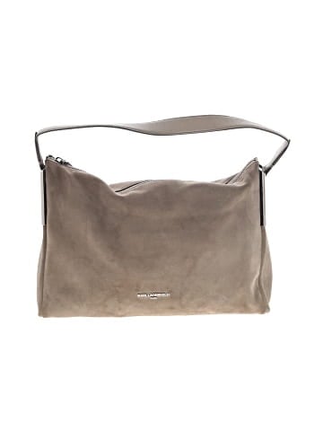 Karl Lagerfeld Paris Leather Hobo (view 1)