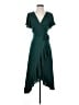 Blue Rain 100% Polyester Green Cocktail Dress Size S - photo 1