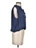 Assorted Brands 100% Polyester Blue Sleeveless Blouse Size S - photo 4