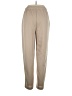 Blair 100% Polyester Solid Tan Casual Pants Size 16 - photo 2