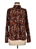 Allison Joy 100% Polyester Animal Print Brown Long Sleeve Blouse Size M - photo 1