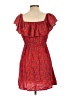 No Boundaries 100% Rayon Hearts Red Casual Dress Size L - photo 2