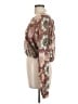 Angie 100% Rayon Brown Long Sleeve Blouse Size L - photo 5