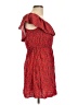 No Boundaries 100% Rayon Hearts Red Casual Dress Size L - photo 4