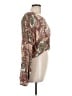 Angie 100% Rayon Brown Long Sleeve Blouse Size L - photo 4