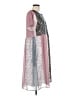 Polagram 100% Polyester Print Blue Casual Dress Size L - photo 4