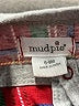 Mud Pie Plaid Red Short Sleeve Onesie Size 6-9 mo - photo 3