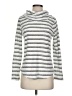 Chico's Stripes Silver Turtleneck Sweater Size S - photo 1