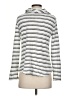 Chico's Stripes Silver Turtleneck Sweater Size S - photo 2