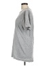 George 100% Polyester Solid Gray Short Sleeve T-Shirt Size L - photo 5