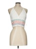 Mustard Seed 100% Rayon White Sleeveless Top Size L - photo 1