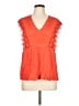 Adiva Orange Sleeveless Blouse Size L - photo 1