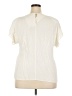 Jaclyn Smith 100% Rayon Ivory Short Sleeve Top Size 20 - photo 2