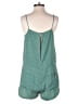 RVCA 100% Polyester Chevron-herringbone Teal Romper Size S - photo 2
