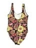 Nicole Miller Studio Paisley Green One Piece Swimsuit Size M - photo 2